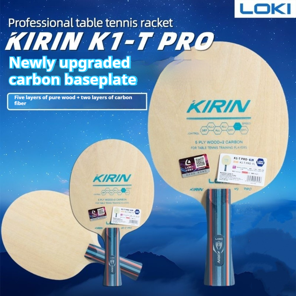 Badminton Racket Carbon - LOKI K1-T PRO Carbon Table Tennis