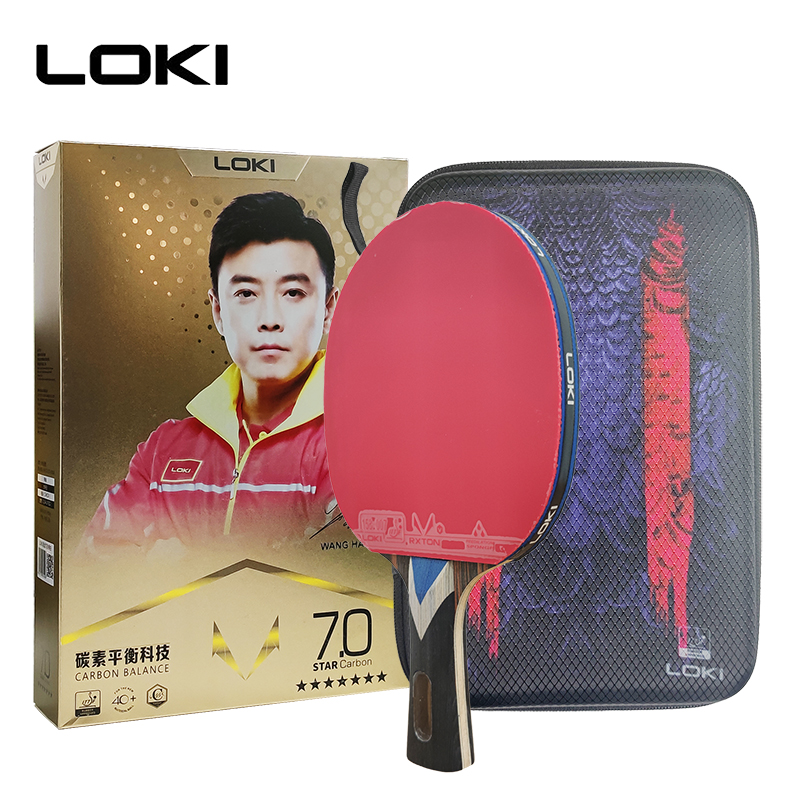 Badminton Racket Carbon - Loki 7 Star Table Tennis Racket