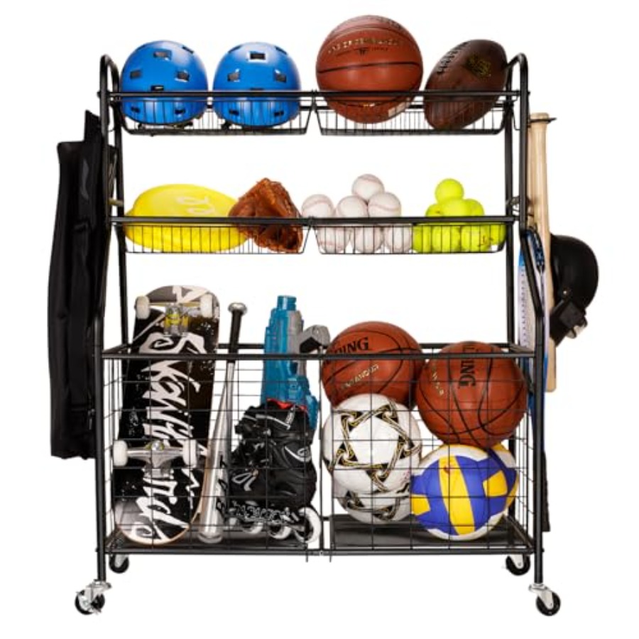 Garage Storage Rack for Sports - đánh giá và giá Sports Equipment Bat