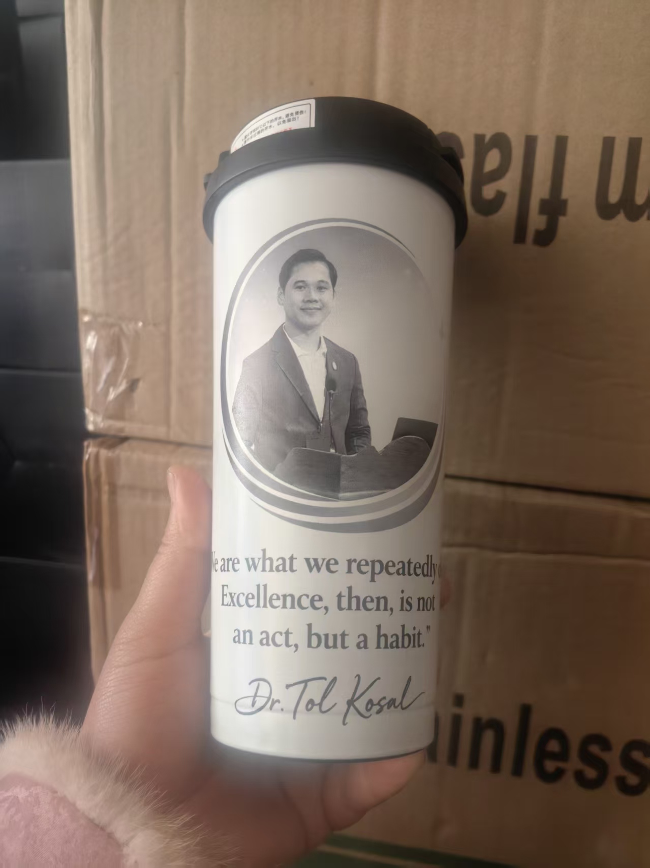 Custom Logo Name Thermos 500ML - đánh giá và giá Name Sports Equipment