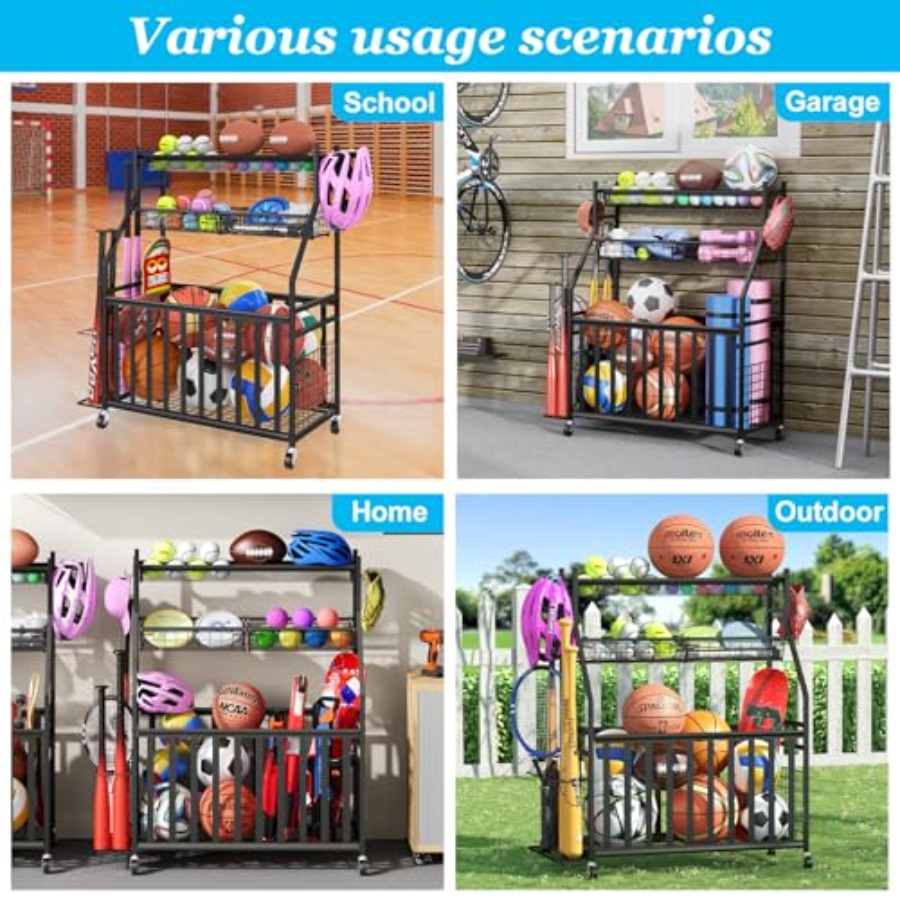 Garage Sports Equipment Organi - đánh giá và giá Sports Equipment Bat