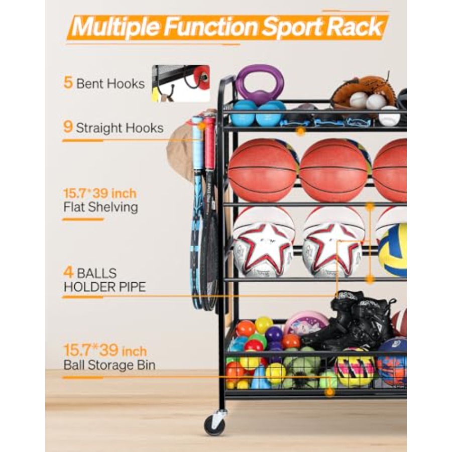 Garage Sports Equipment Organi - đánh giá và giá Sports Equipment Bat