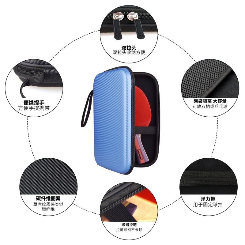 1pc Table Tennis Bat Cases Zip - đánh giá và giá Sports Equipment Bat