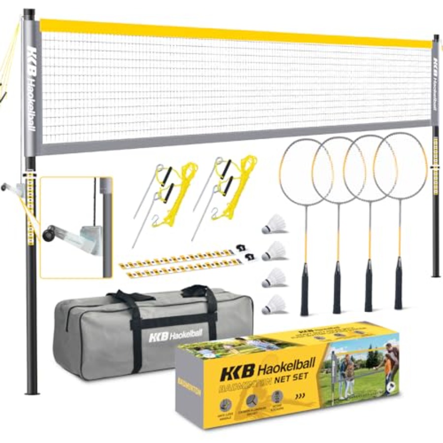 Backyard outdoor badminton set - đánh giá và giá Badminton Racket Carbon