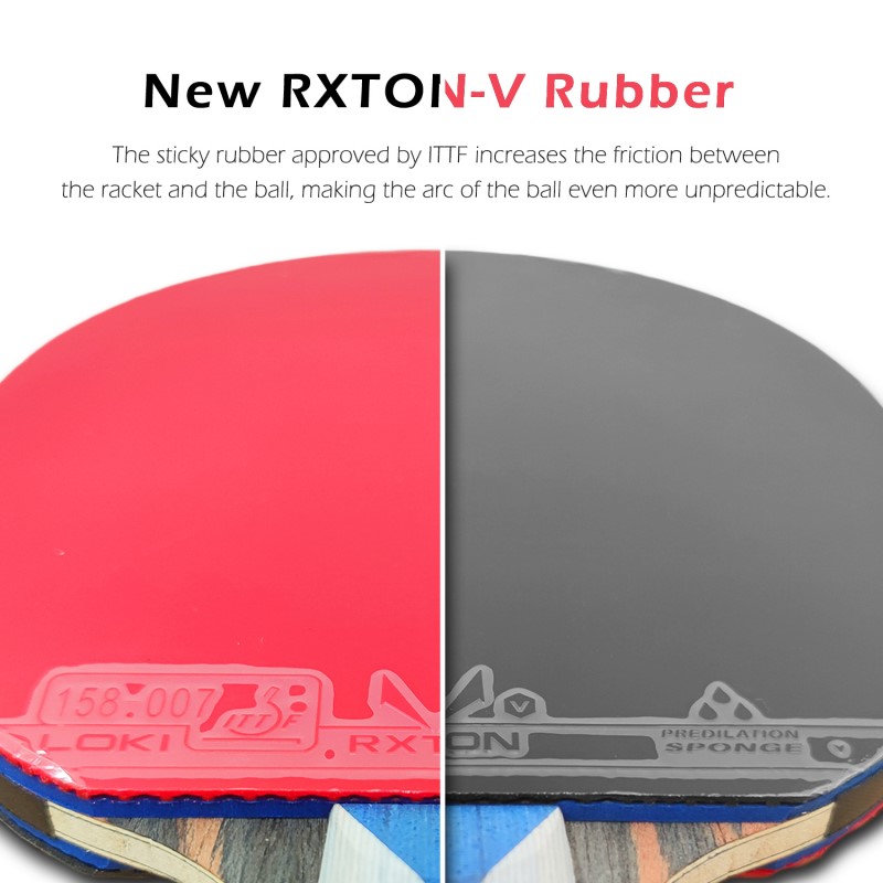 Loki 7 Star Table Tennis Racke - đánh giá và giá Badminton Racket Carbon