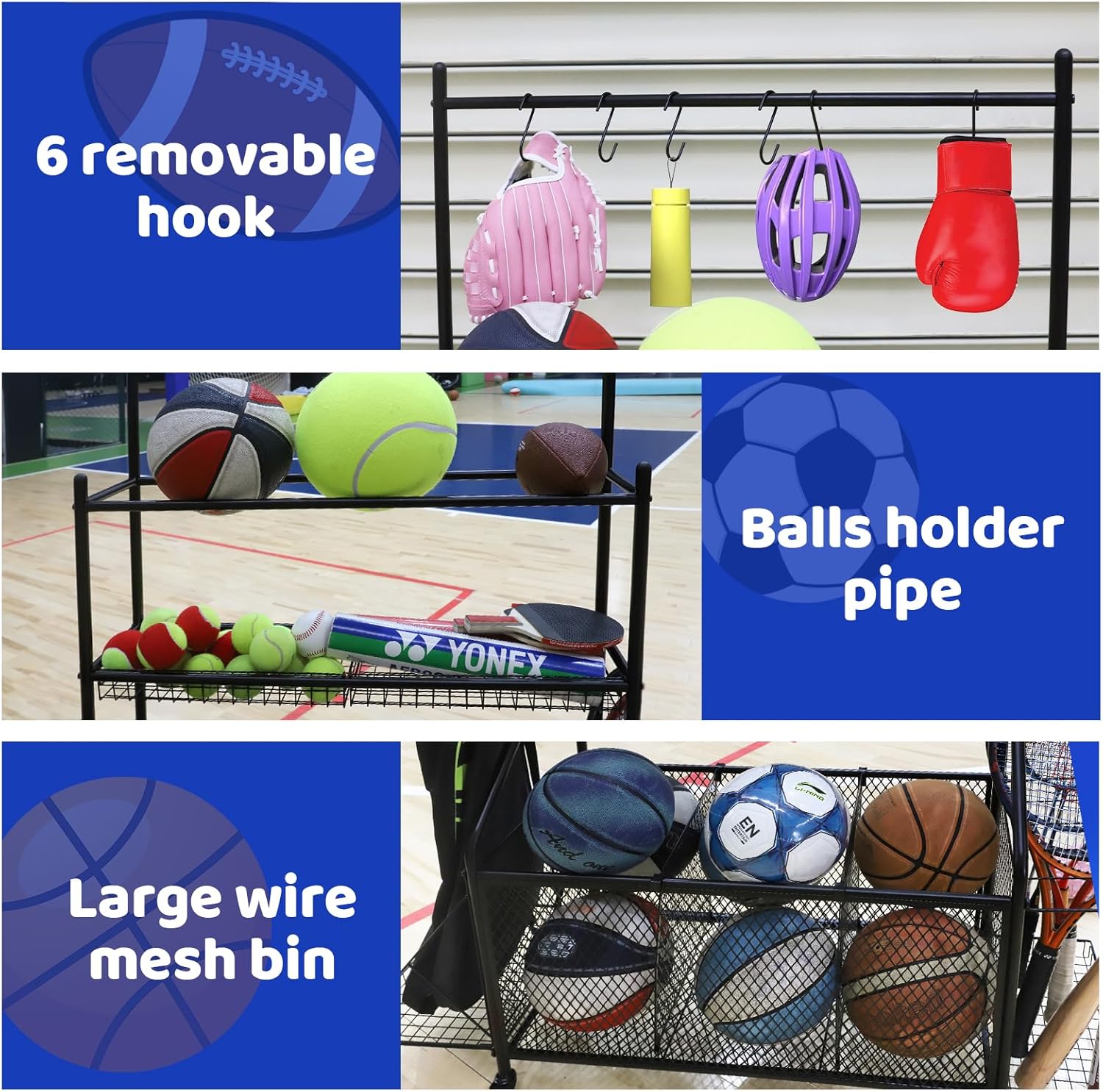 Sports Equipment Organizer,Lar - đánh giá và giá Sports Equipment Bat