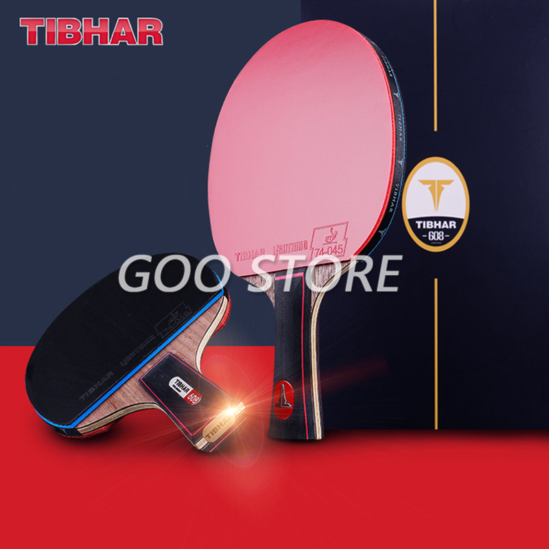 TIBHAR Table Tennis Racket 806 - đánh giá và giá Badminton Racket Carbon
