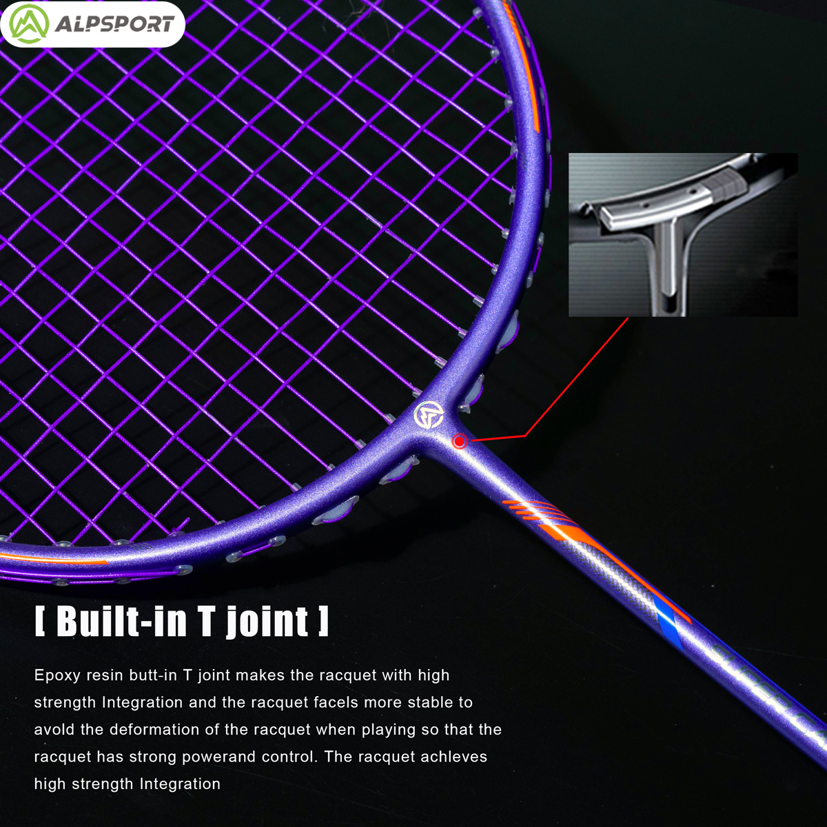 Alp GJ 10U Ultralight 52g T800 - đánh giá và giá Badminton Racket Carbon