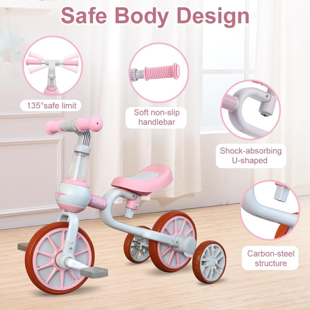 3 in 1 Toddler Bike for 2-4 Ye - đánh giá và giá Balance Bike Kids