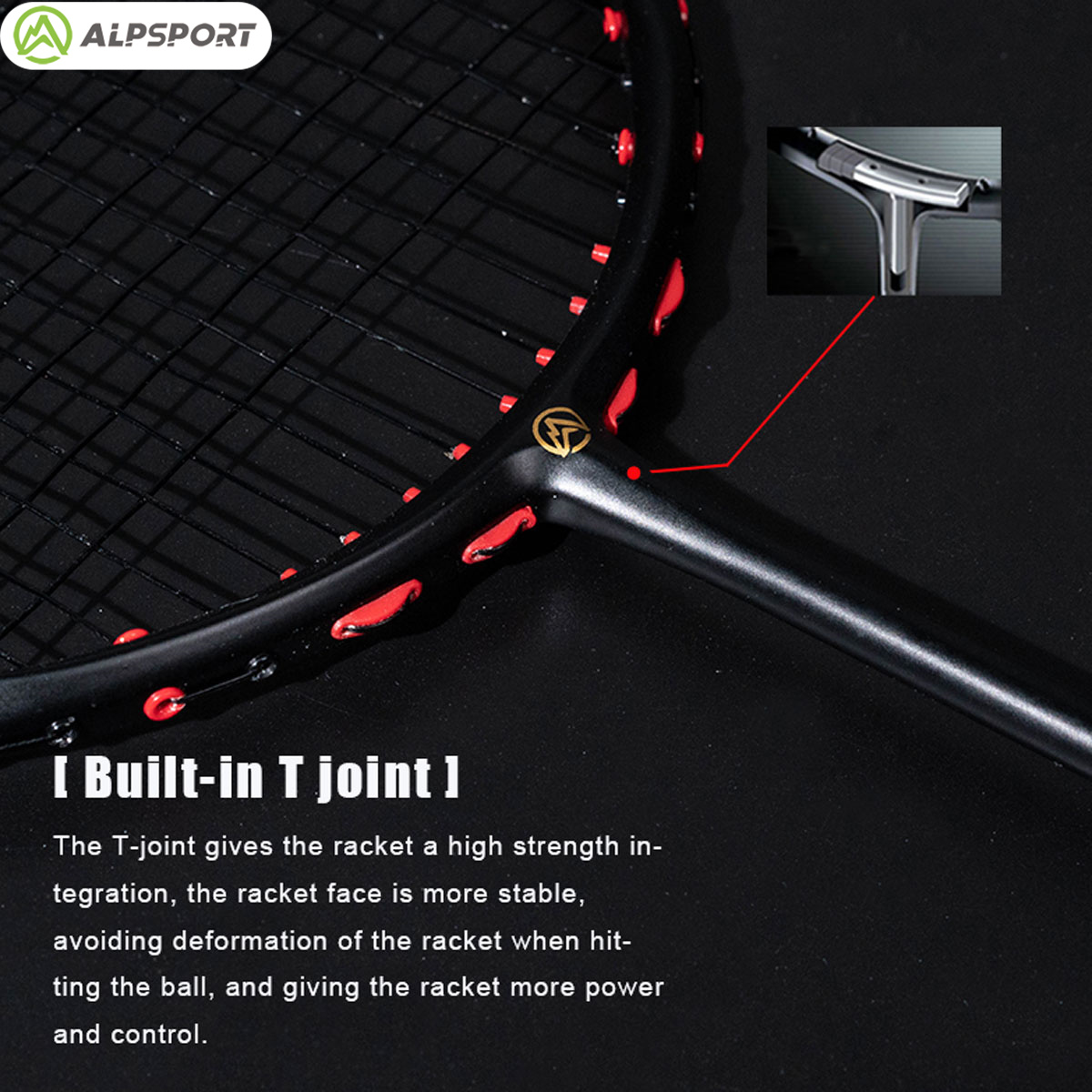 Alpsport MH-V5 5U 75g Wave Leg - đánh giá và giá Badminton Racket Carbon