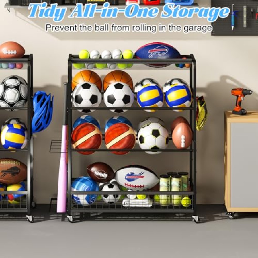 Garage Sports Equipment Organi - đánh giá và giá Sports Equipment Bat