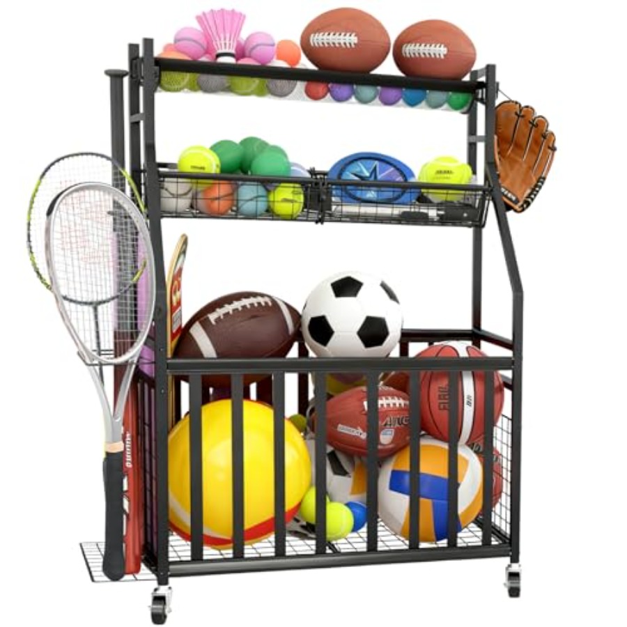 Sports Equipment Garage Organi - đánh giá và giá Sports Equipment Bat