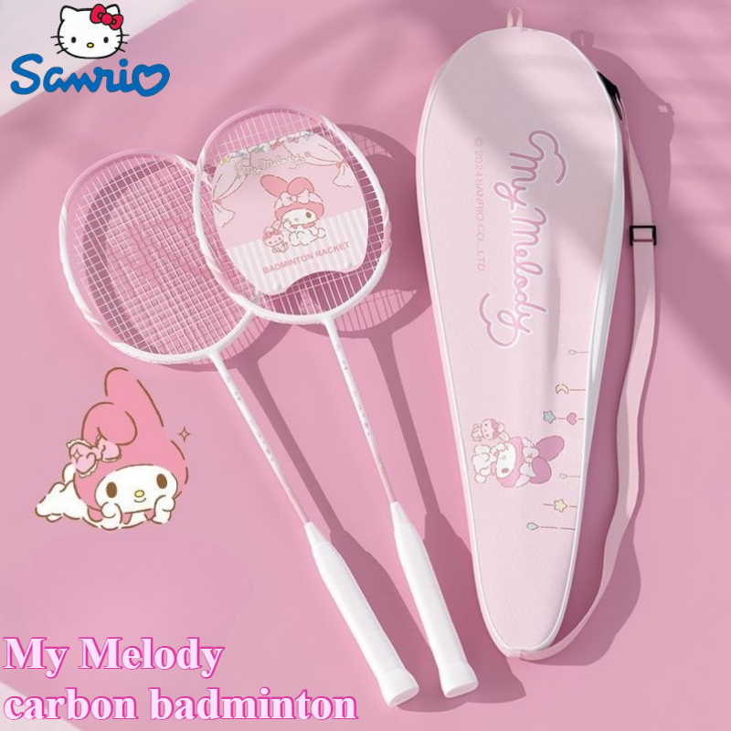 Sanrio My Melody Kuromi Cinnam - đánh giá và giá Badminton Racket Carbon