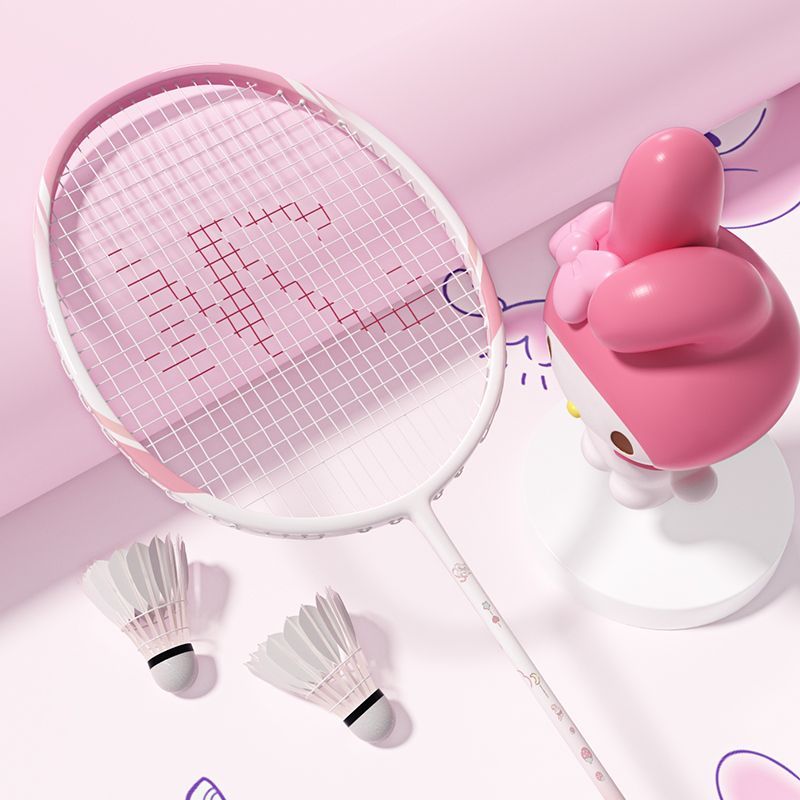 Sanrio My Melody Kuromi Cinnam - đánh giá và giá Badminton Racket Carbon